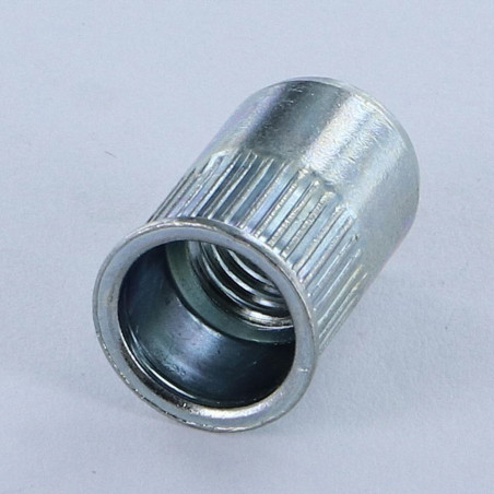 1 x Ecrous à sertir ACRC M4X10.5 Diamètre FUT6.3 Acier zingué
