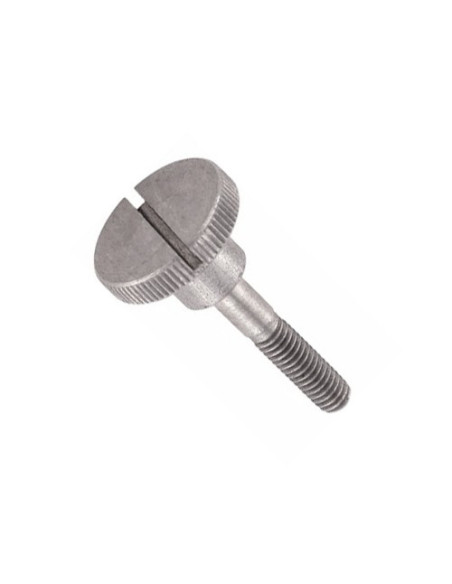 1 x Vis métaux Moletée Fendue Forme Haute Inox A1 M4X6