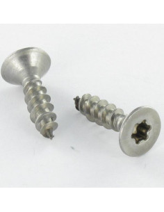 VBA Vis bois agglo Inox A2 Tête fraisée 4.5X40 Filetage...
