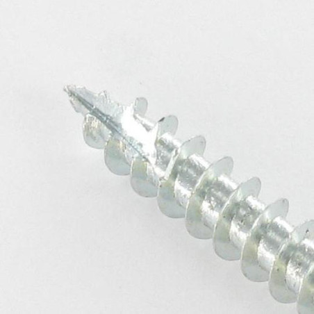 1 x Vis FERRURE ANGULAIRE Tête cylindrique TC TORX T20 Pointe antifendage type 17 Acier zingué 5X70