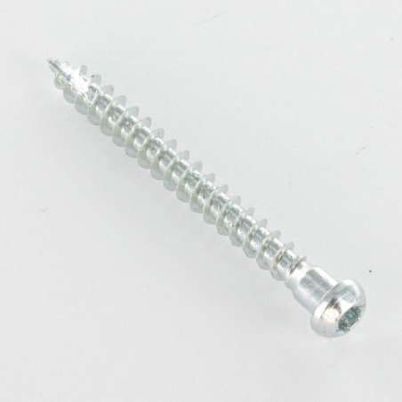 1 x Vis FERRURE ANGULAIRE Tête cylindrique TC TORX T20 Pointe antifendage type 17 Acier zingué 5X40