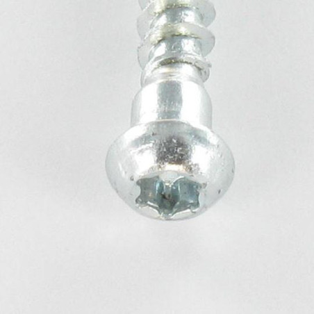 1 x Vis FERRURE ANGULAIRE Tête cylindrique TC TORX T20 Pointe antifendage type 17 Acier zingué 5X35