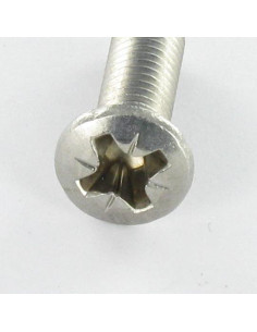 Vis métaux Inox A2 Tête fraisée bombée TFB Pozi M6X16 2