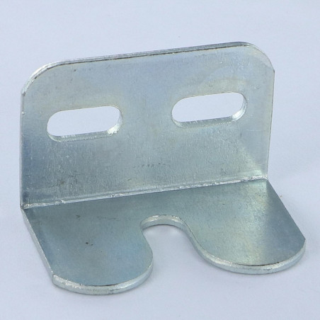 1 x Equerre réglable 26X26X40 3 Trous Acier zingué