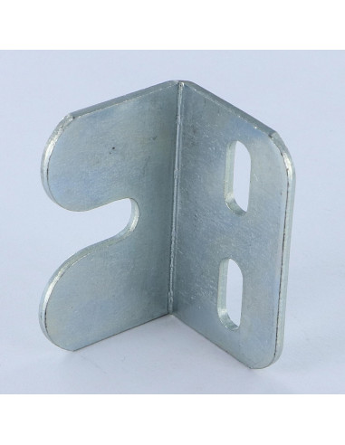 1 x Equerre réglable 26X26X40 3 Trous Acier zingué