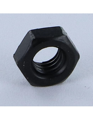 1 x Ecrou à tole hexagonal Acier zingué noir M6...