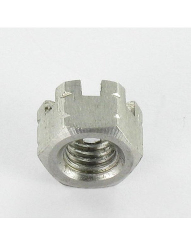 1 x Ecrou hexagonale à CRENEAUX Inox A4 M8