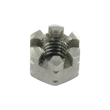 1 x Ecrou hexagonale à CRENEAUX Inox A4 M20
