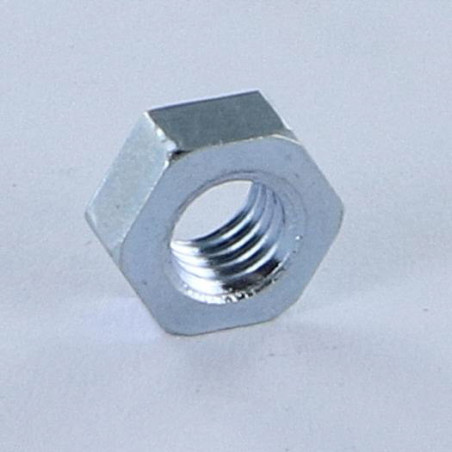 1 x Ecrou à tole hexagonal Acier zingué M2.5 Epaisseur tole 2