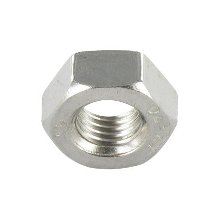 1 x Ecrou hexagonale M10 Pas fin Pas de 100 Inox A2