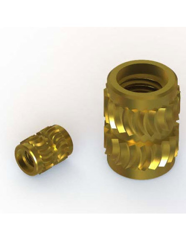 1 x Insert Sans tête HEATFIX Laiton M6X9.5