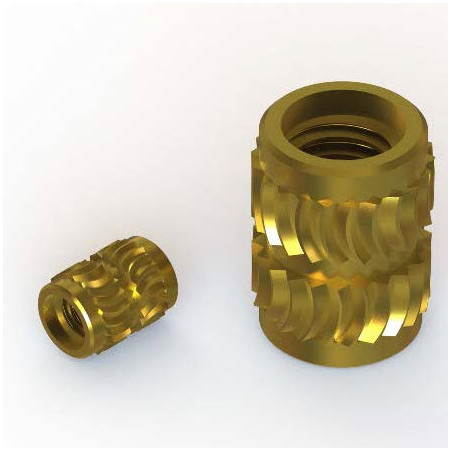 1 x Insert Sans tête HEATFIX Laiton M6X9.5