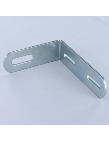 1 x Equerre réglable 70X55X20 3 Trous Acier zingué