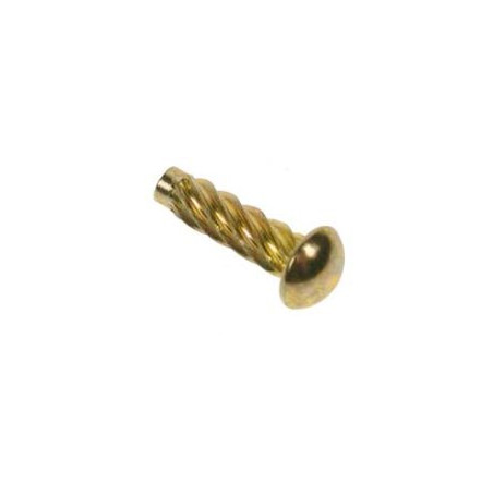 1 x Rivet SIM ou fausse vis à frapper Type U Tête ronde TR Acier laitonne 3.56X 1/2