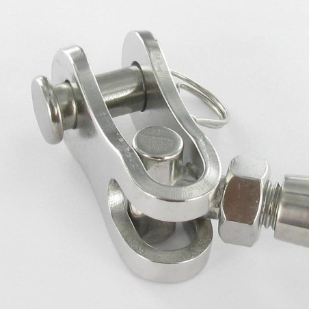 1 x Ridoir à chapes articulées Inox A4 Diamètre 12