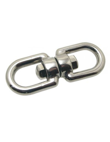 1 x Emérillon à anneaux Inox A4 Diamètre 13