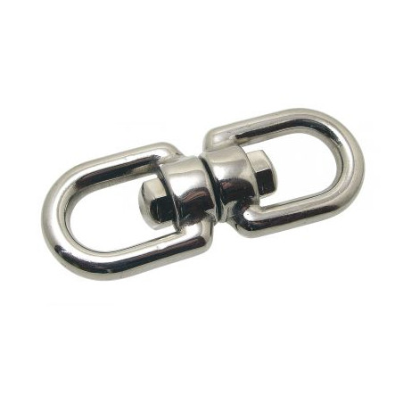 1 x Emérillon à anneaux Inox A4 Diamètre 13