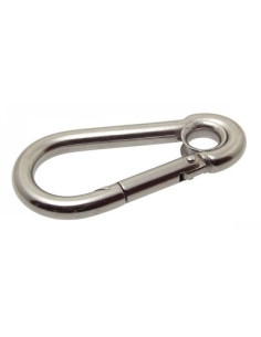 Mousqueton à oeil Inox A4 Diamètre 5