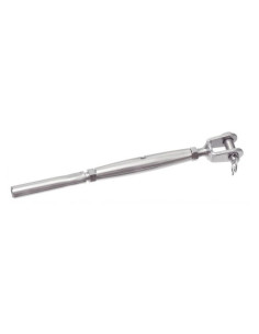 Ridoir à chape soudé embout à sertir Inox A4 pour câble...