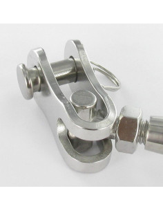 Ridoir à chapes articulées Inox A4 Diamètre 6 2