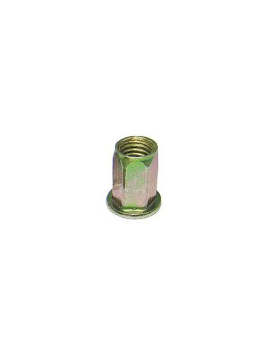 1 x Ecrou à sertir Hexagonal Tête plate 9X15.5...