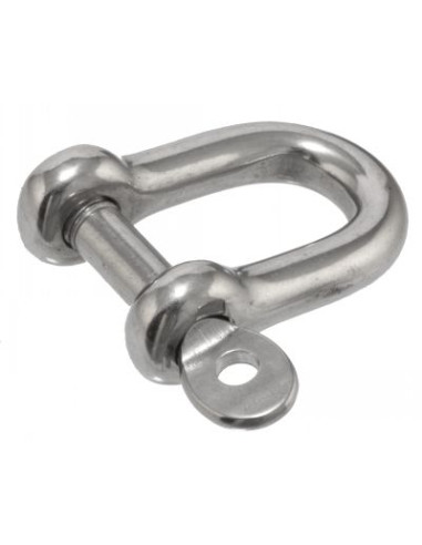 1 x Manille Droite Forgée axe imperdable Inox...