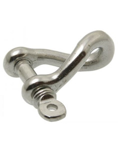 Manille TORSE Forgée Inox A4 Diamètre 12
