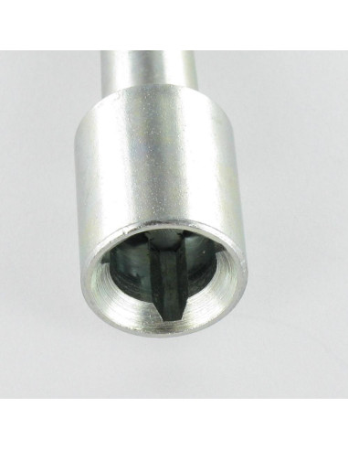 1 x Clé EDF Acier brut à TRIANGLE Femelle De 11