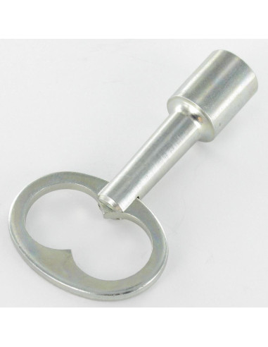 1 x Clé EDF Acier brut à TRIANGLE Femelle De 11