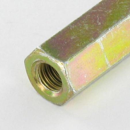1 x RALLONGE Hexagonal Mâle femelle M6X10 10X80 TB6X15 Bichromaté