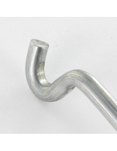 1 x Axes Acier zingué 6X310 COUDE Extèrieur 8