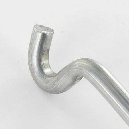 1 x Axes Acier zingué 6X310 COUDE Extèrieur 8