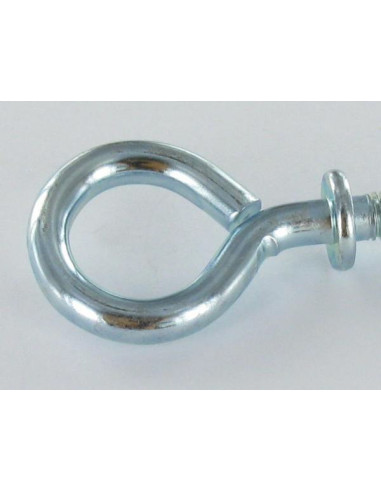 1 x Piton Métaux à collerette 5X50 Acier zingué