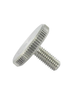 Vis métaux Moletée Basse Inox A1 M6X10