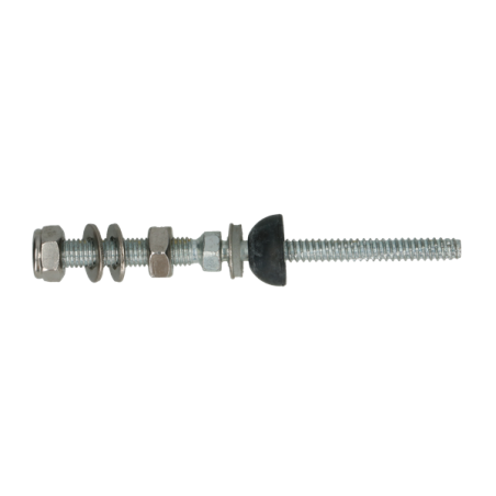 1 x Vis PANNEAU SOLAIRE M10X200 Longueur total 250 Inox A2