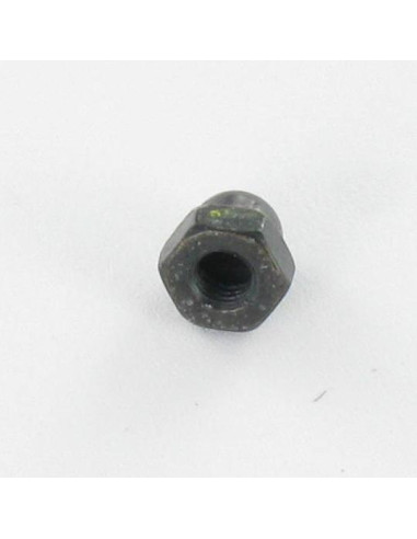 1 x Ecrou borgne M10 Acier zingué noir