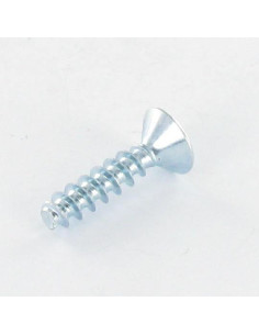 Vis pvc Tête fraisée Pozi N°2 4X18 Acier zingué 2