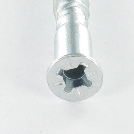 1 x Vis Autotourillonnante TF3 Pozi 7X40 SS Cranté Acier zingué