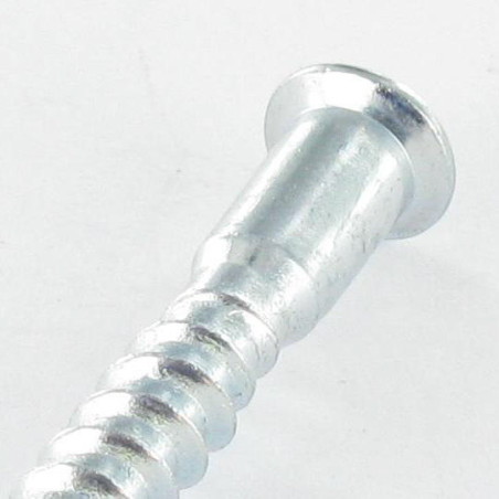 1 x Vis Autotourillonnante TF3 Pozi 7X40 SS Cranté Acier zingué