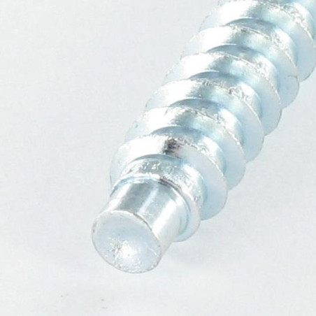 1 x Vis d'assemblage confirmat Tête fraisée Hexagonal creux 7X50 Filet tôle Cranté Acier zingué