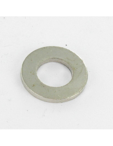1 x Rondelle Plate Laiton nickelé 3X8X0.5
