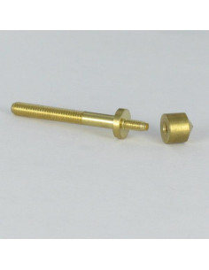 Vis avec collerette Laiton 8X40 Avec Rosace D8