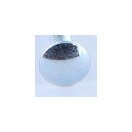 1 x TRCC JAPY tête ronde collet carré M6X20 Collet bas 1.5 Diamètre de tête: 13.5 Classe 8.8 Acier zingué