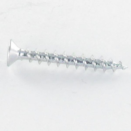 1 x Vis pvc Tête fraisée bombée TFB Phillips 4.3X55 Acier zingué RAL8003