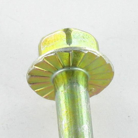 1 x Corps de boulon filetage partiel Charpente Tête hexagonale TH Embase collerette M16X180 Bichromaté