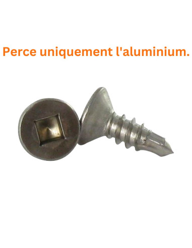 1 x Vis autoperceuse Inox A2 Tête fraisée Carré...