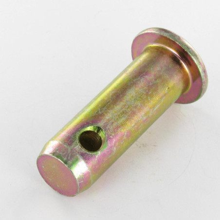 1 x Axe Goupille Percée Tête plate 22X66TROU Diamètre 8 Bichromaté