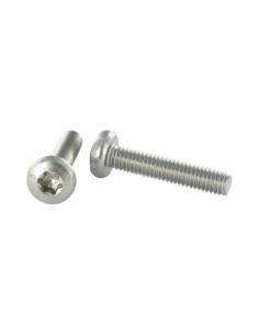 Vis métaux tête cylindrique bombée large Inox A2 M4X20...