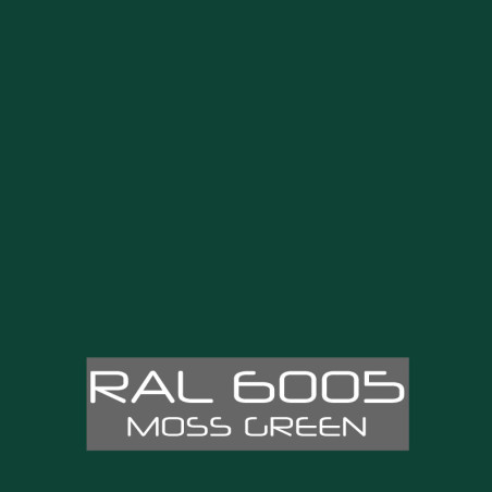 1 x Cavalier Etanche mousse 40X25 Aluminium RAL6005 vert mousse