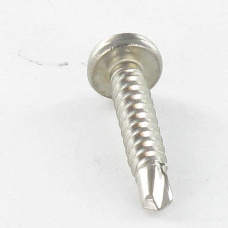 1 x Vis autoperceuse Tête cylindrique TC Carré 4.8X80 Empreinte carré 2 Inox A2